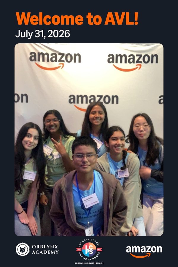 Orblynx students at the Amazon Visitor Landing partnership visit